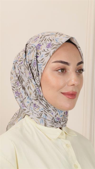 Locella Pamuk Vual Eşarp Yeşil-9