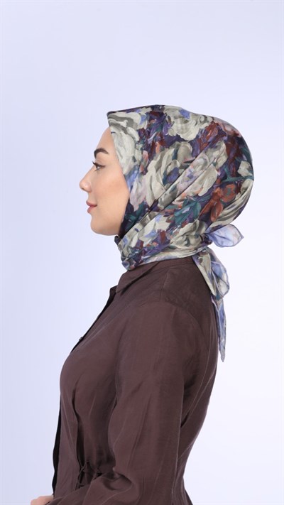 Locella Pamuk Vual Eşarp Mor