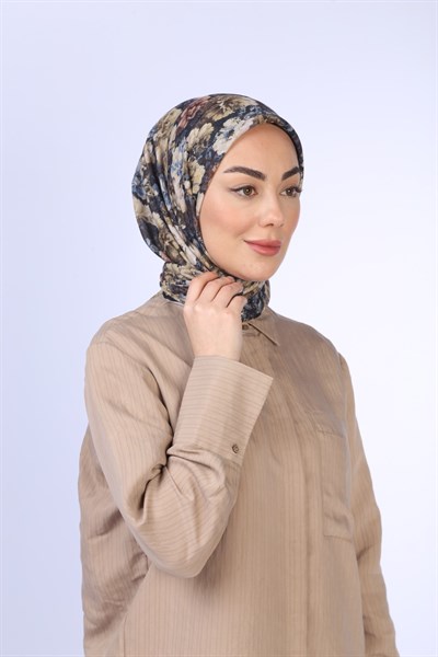 Locella Pamuk Vual Eşarp Siyah