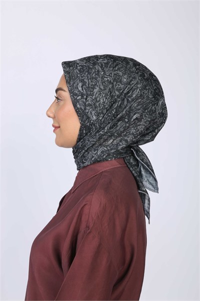 Locella Pamuk Vual Eşarp-Koyu Mavi