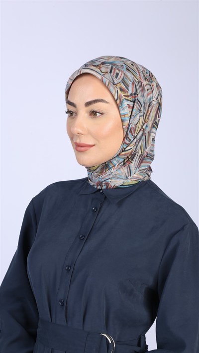 Locella Pamuk Vual Eşarp Krem