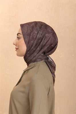 Locella Pamuk Vual Eşarp Kahve