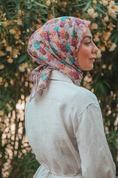 Locella Pamuk Vual Eşarp Vişne
