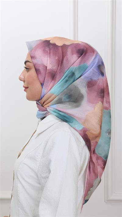 Locella Pamuk Vual Eşarp Pembe-2