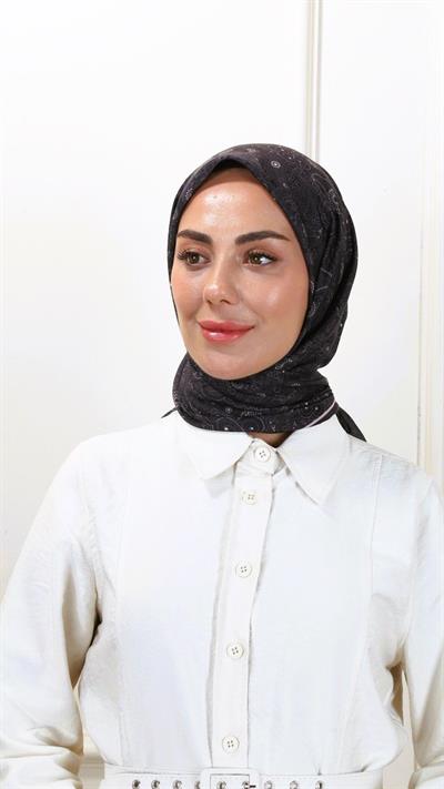 Locella Pamuk Vual Eşarp Acı Kahve-11