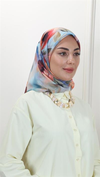 Locella Pamuk Vual Eşarp Çok Renkli-5
