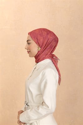 Locella Pamuk Vual Eşarp Fuşya