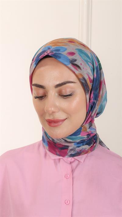 Locella Pamuk Vual Eşarp Vizon-7