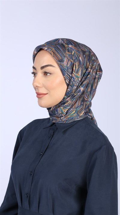 Locella Pamuk Vual Eşarp Koyu Gri