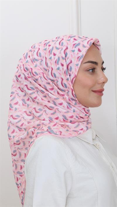 Locella Pamuk Vual Eşarp Pembe-6
