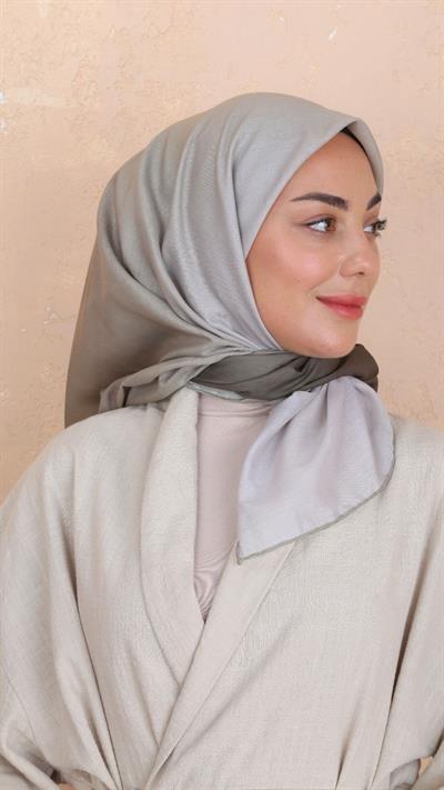 Locella Pamuk Vual Eşarp Yeşil Vizon-9