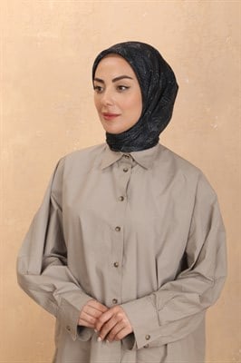 Locella Pamuk Vual Eşarp Siyah