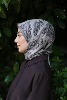 Locella Pamuk Vual Eşarp Vizon