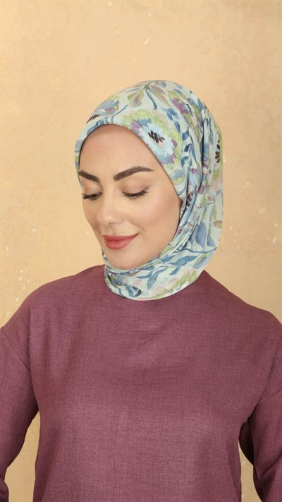 Locella Pamuk Vual Eşarp Neon