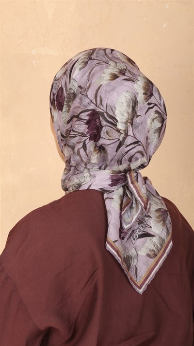 Locella Pamuk Vual Eşarp Lila