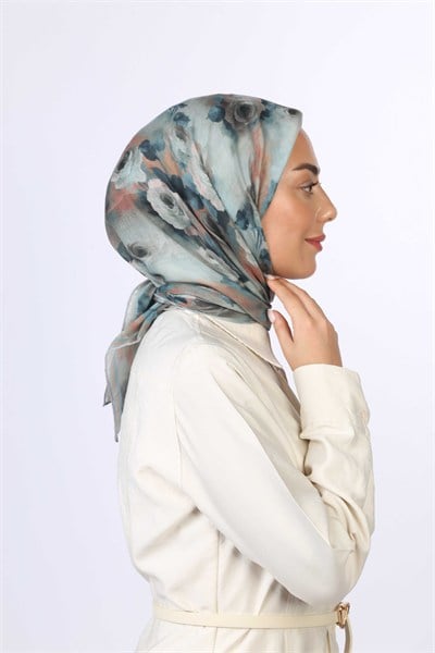 Locella Pamuk Vual Eşarp-Mint Yeşili