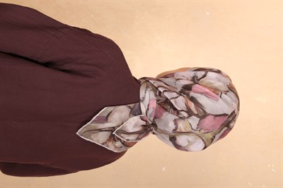 Locella Pamuk Vual Eşarp Toz Pembe