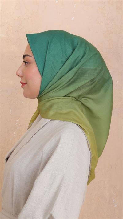 Locella Pamuk Vual Eşarp Neon Zümrüt-10