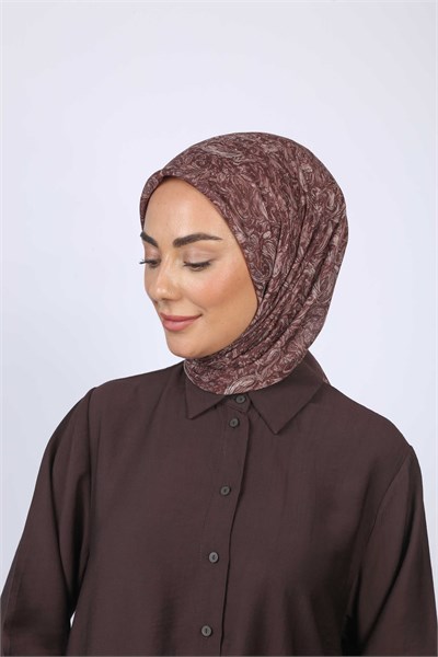 Locella Pamuk Vual Eşarp-Kahve