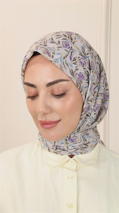 Locella Pamuk Vual Eşarp Yeşil-9