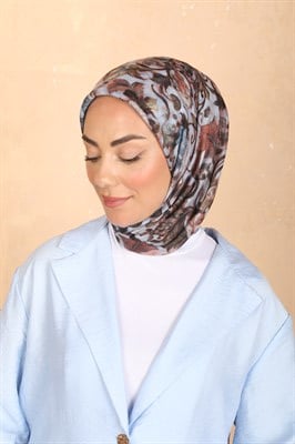 Locella Pamuk Vual Eşarp Açık Mavi