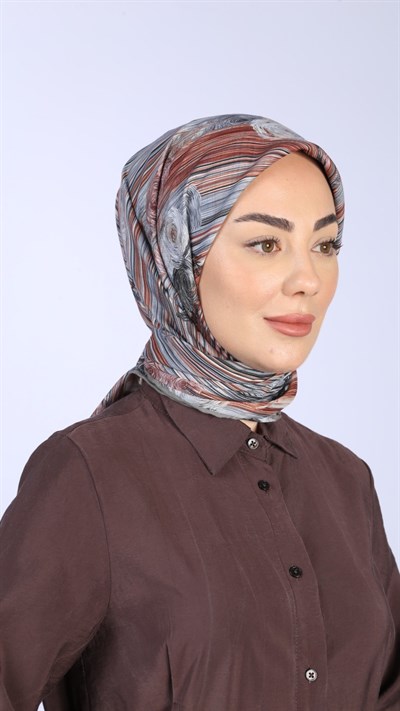 Locella Pamuk Vual Eşarp Gri