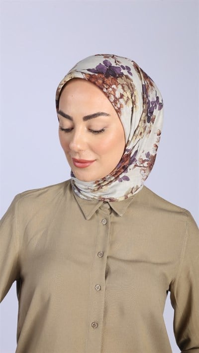 Locella Pamuk Vual Eşarp Bej
