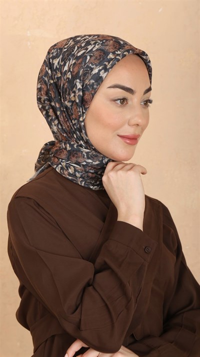 Locella Pamuk Vual Eşarp Siyah