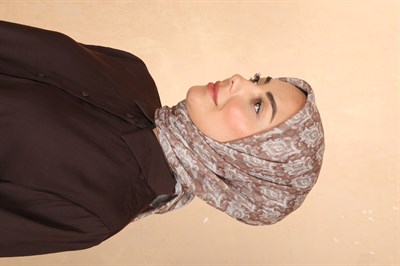 Locella Pamuk Vual Eşarp Karamel