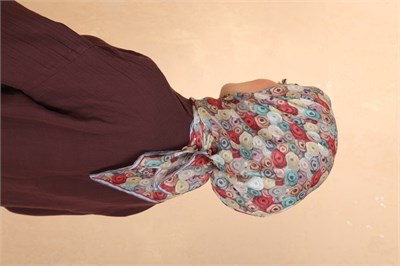 Locella Pamuk Vual Eşarp-Kırmızı
