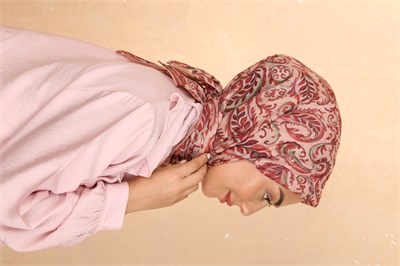 Locella Pamuk Vual Eşarp-Kiremit