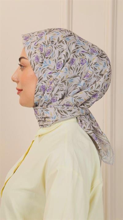 Locella Pamuk Vual Eşarp Yeşil-9