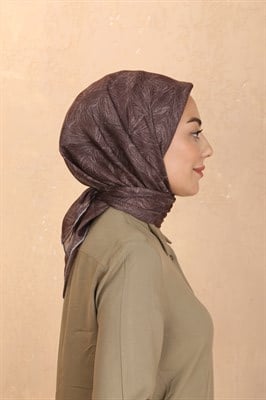 Locella Pamuk Vual Eşarp Kahve