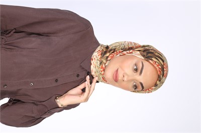 Locella Pamuk Vual Eşarp-Yeşil