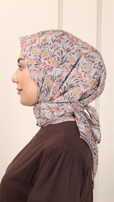 Locella Pamuk Vual Eşarp Vizon-8