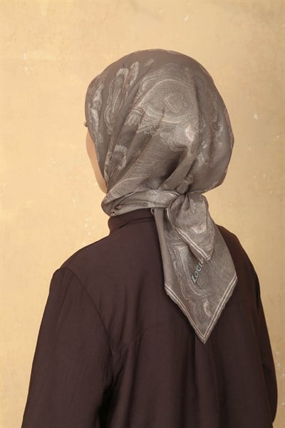 Locella Pamuk Vual Eşarp Kahve