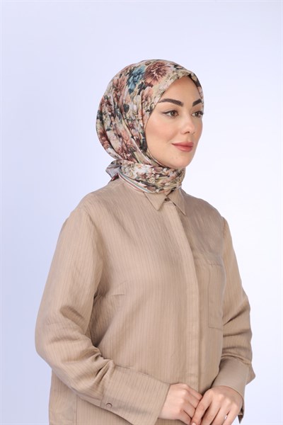 Locella Pamuk Vual Eşarp Somon