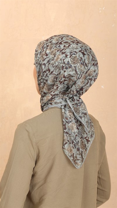 Locella Pamuk Vual Eşarp Açık Yeşil