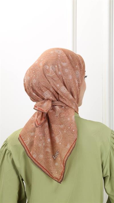 Locella Pamuk Vual Eşarp Camel-20