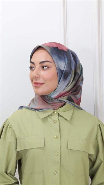 Locella Pamuk Vual Eşarp Gri-7