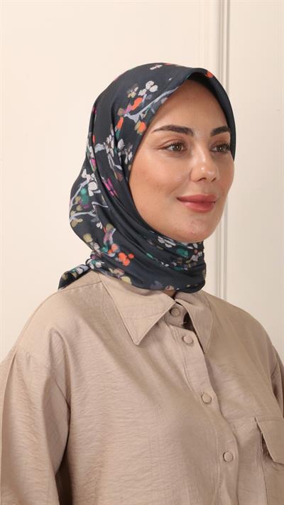 Locella Pamuk Vual Eşarp Siyah-7