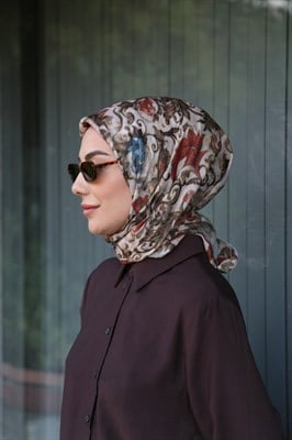 Locella Pamuk Vual Eşarp Taş