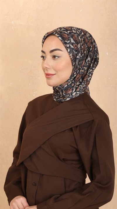 Locella Pamuk Vual Eşarp Siyah