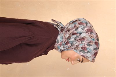 Locella Pamuk Vual Eşarp Mürdüm