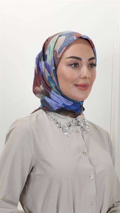 Locella Pamuk Vual Eşarp Siyah-8