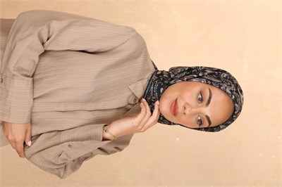 Locella Pamuk Vual Eşarp-Siyah
