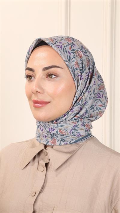 Locella Pamuk Vual Eşarp Petrol-4