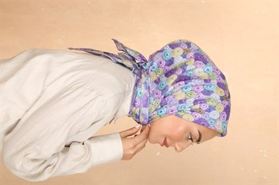 Locella Pamuk Vual Eşarp Mor