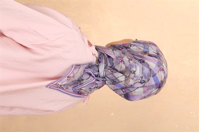 Locella Pamuk Vual Eşarp Mor