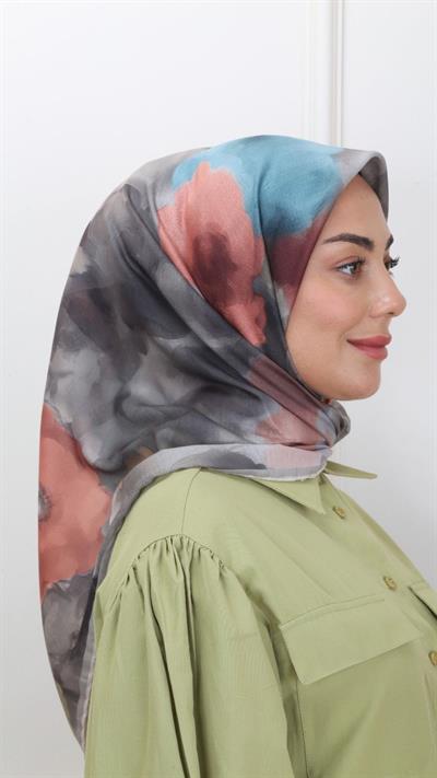 Locella Pamuk Vual Eşarp Vizon-6